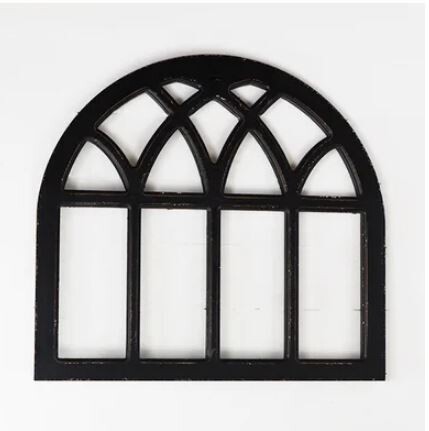 Old Window Frame Black