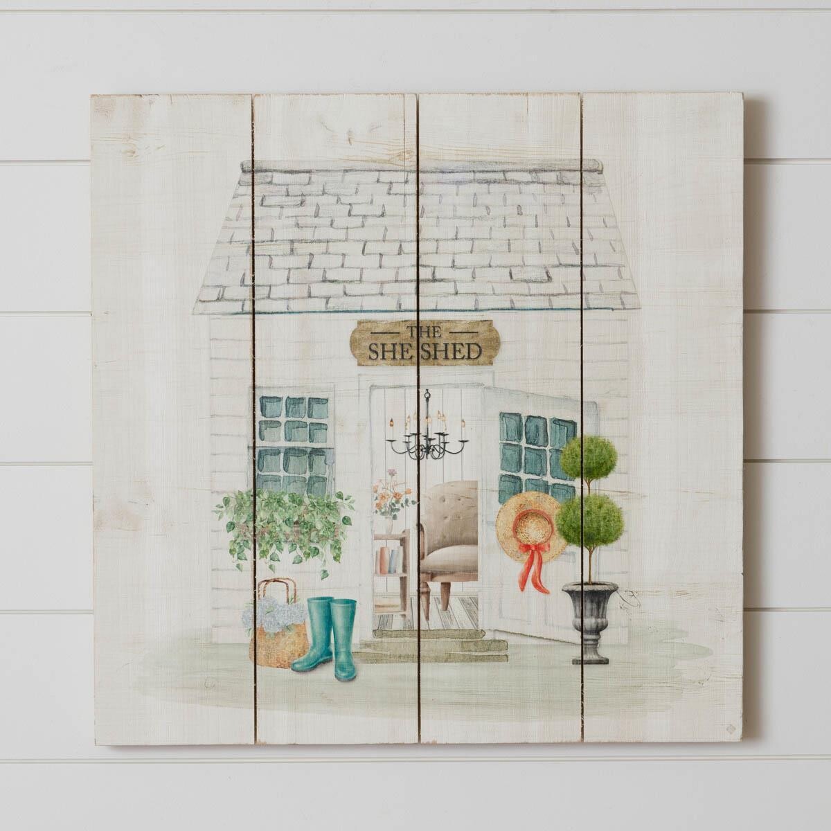 Pallet Sign-She Shed