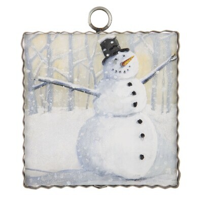 Wintry Fun Snowman Mini Gallery