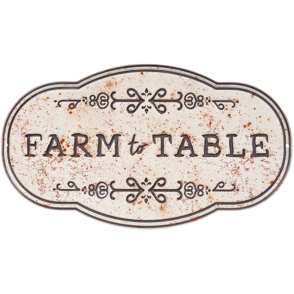 Farm to Table Metal Sign