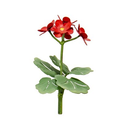 Red Geranium Finial