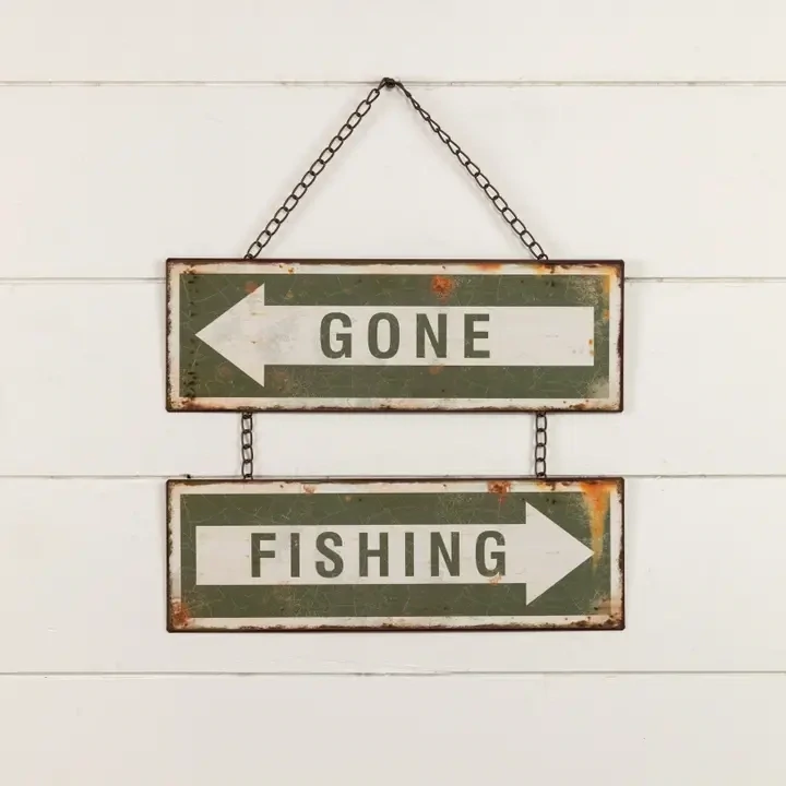 Gone Fishing Sign