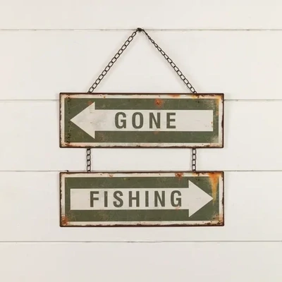 Gone Fishing Sign