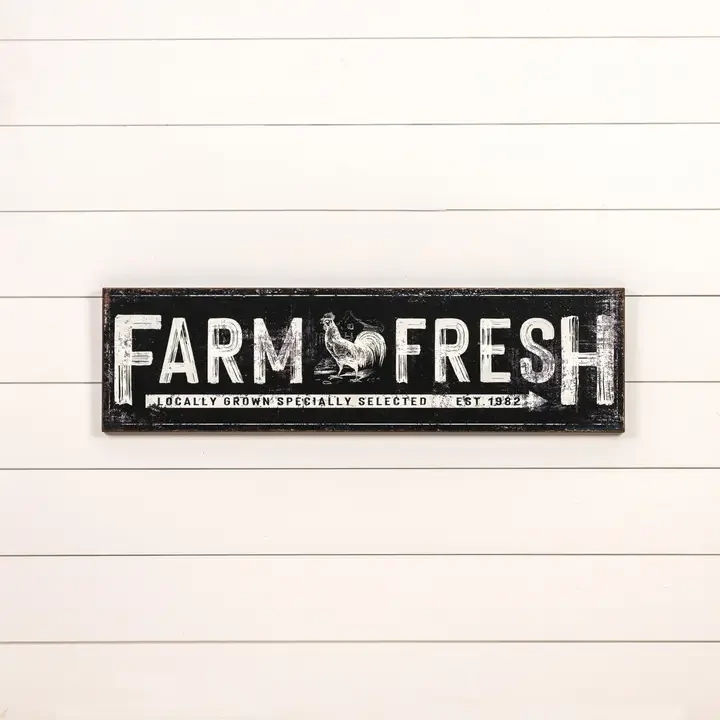 Farm Fresh Locally Grown Sign