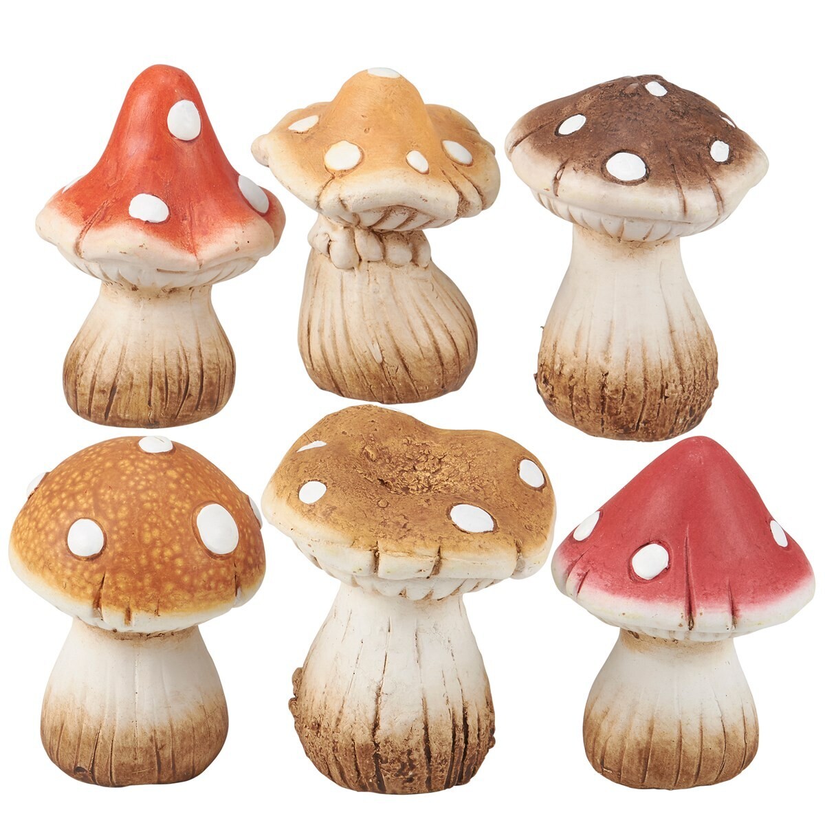 Medium Mushroom Figures