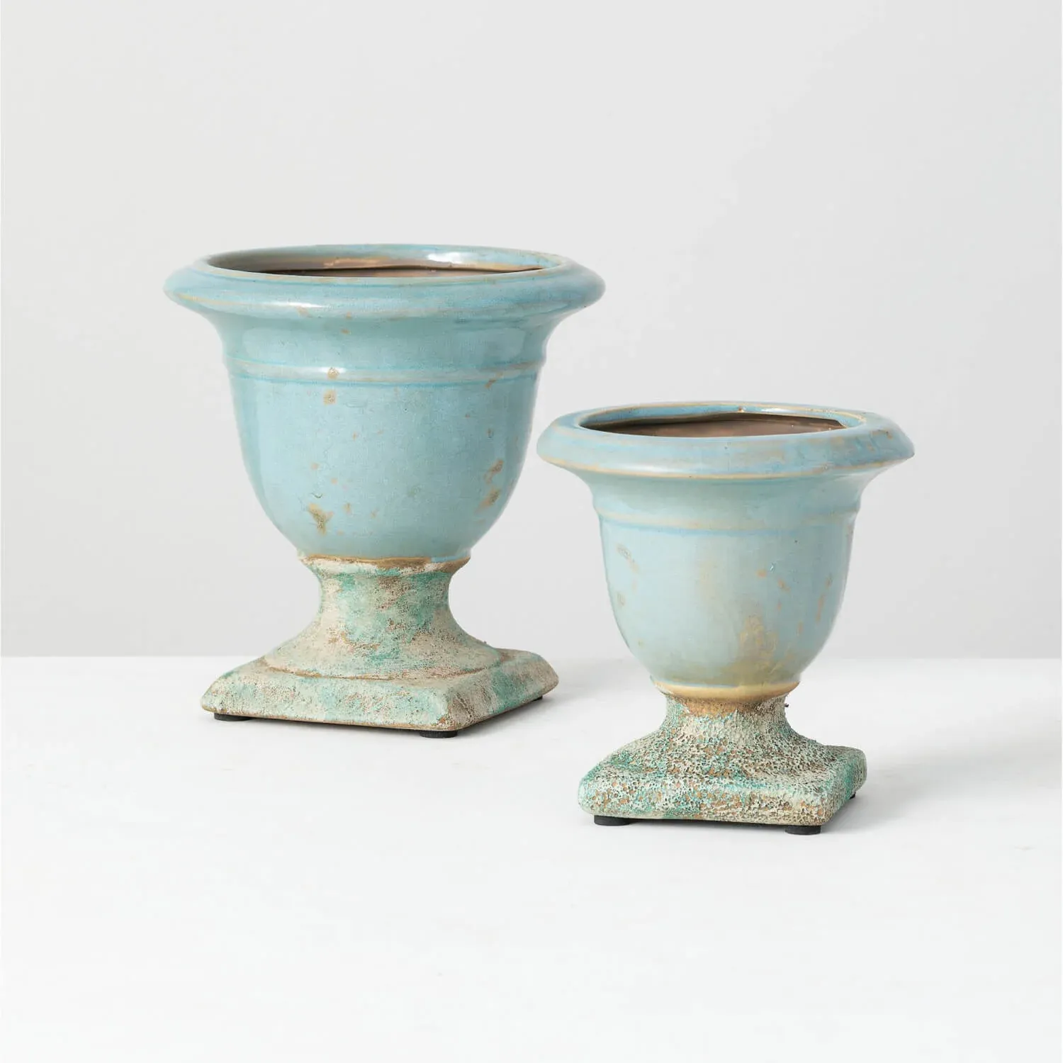 China Blue Urn Pots