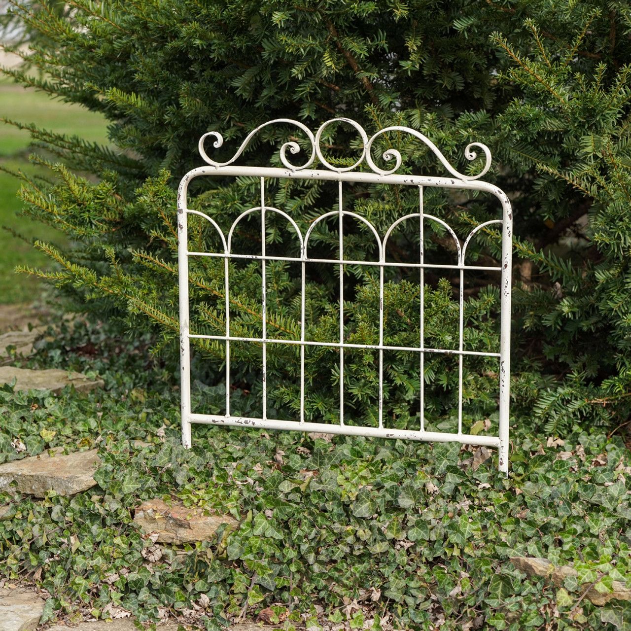 White Garden Gate