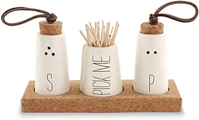 Salt, Pepper and Toothpick Holder