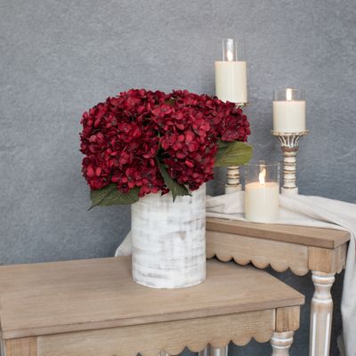 Aged Wooden Vase