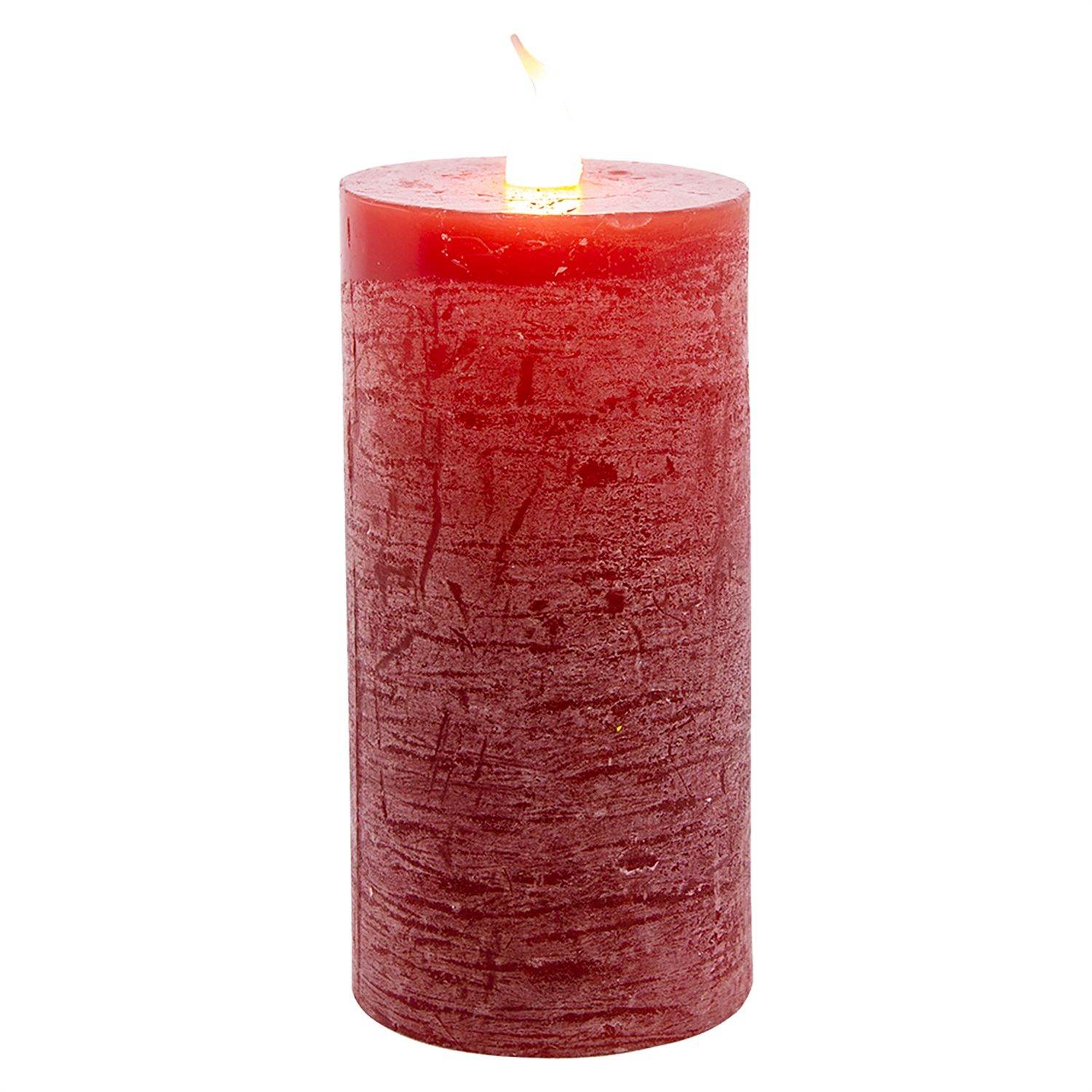 4&quot; Red Realistic Flame Votive Candle