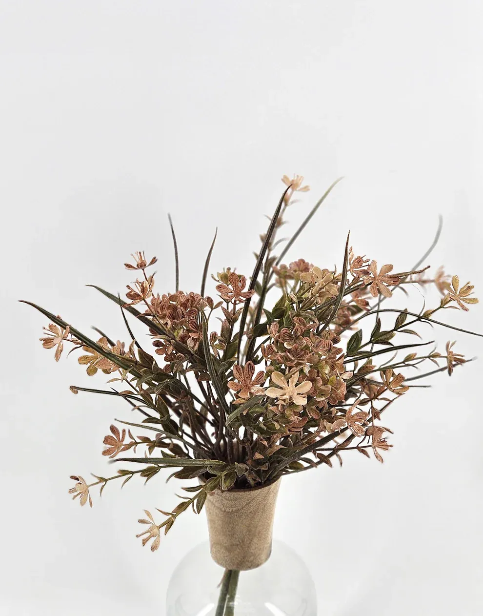 19&quot; Wax Flower Bush Natural Brown