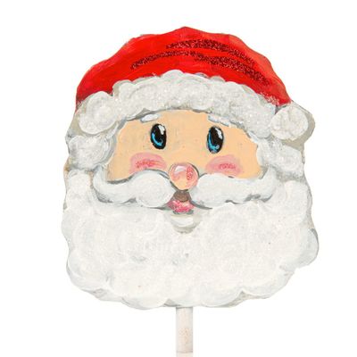 Santa Head Finial