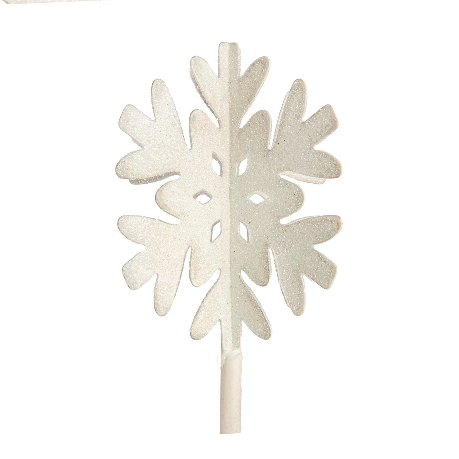 Chrystal Snow Flake Finial