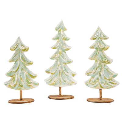 Set of 3 Small Cottage Trees