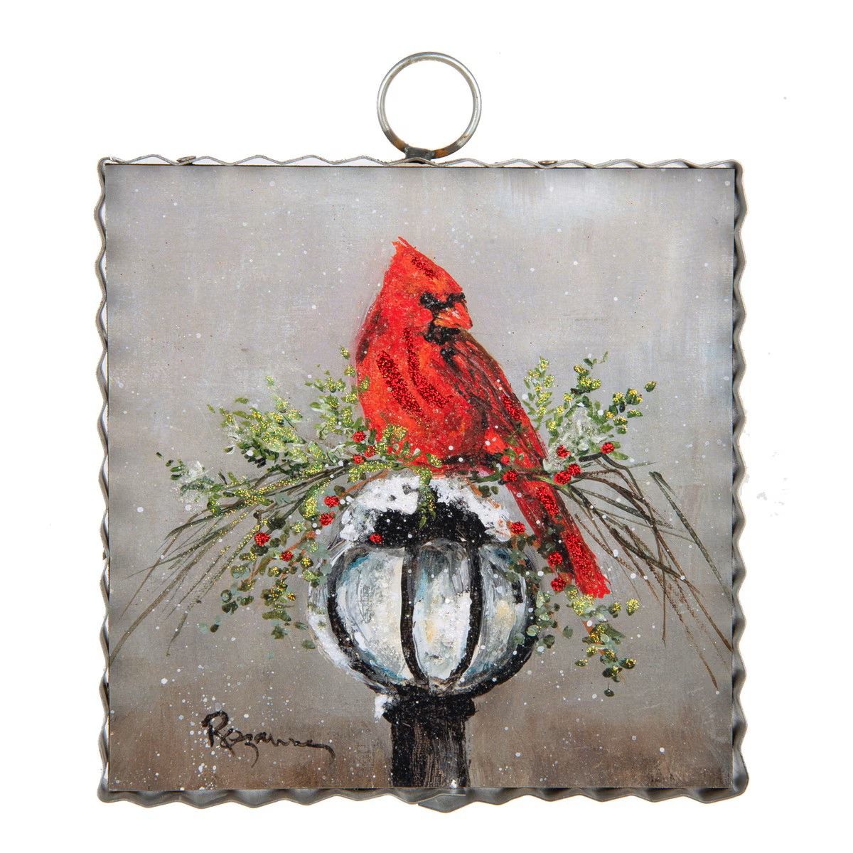 Cardinal on Lamp Post Mini Gallery