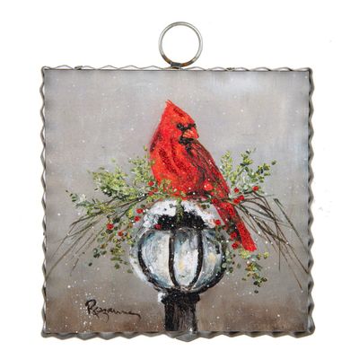 Cardinal on Lamp Post Mini Gallery