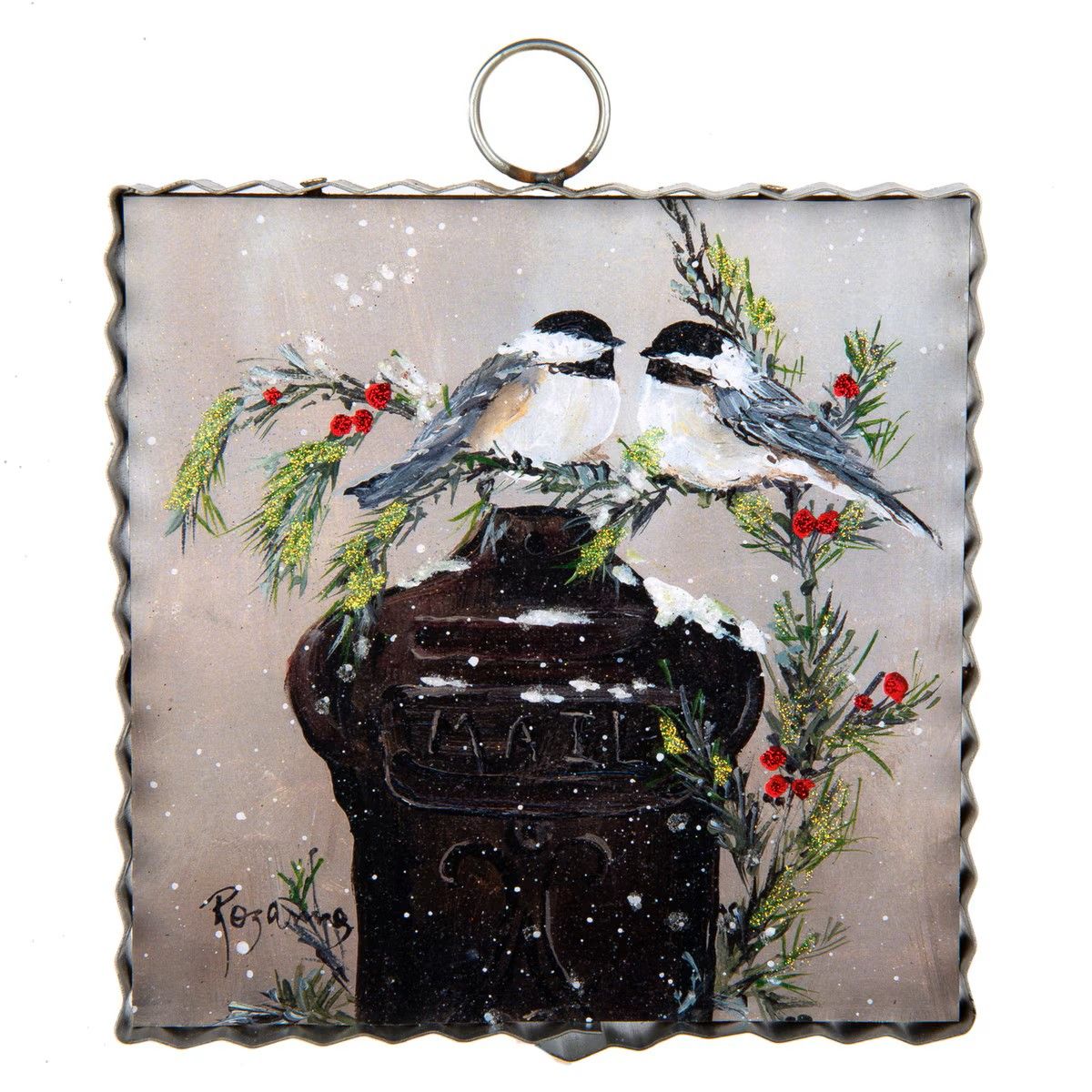 Chickadees on Mailbox Mini Gallery