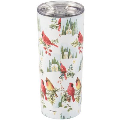 Winter Cardinals Coffee Tumbler