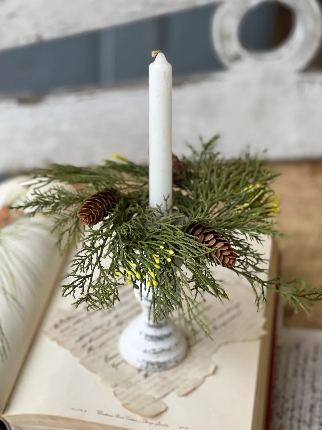 2&quot; Alpine Cedar Candle Ring