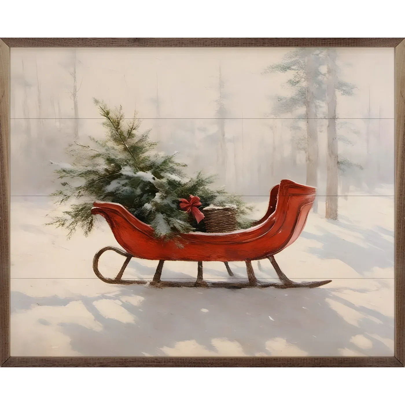 Beautiful Red Sleigh