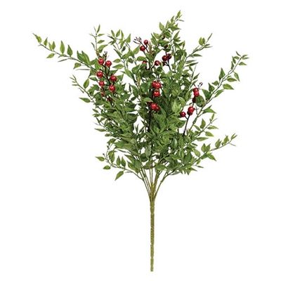 12&quot; Lady Ruscus &amp; Berries Bush
