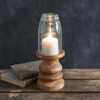 Mason Jar Candle Holder - Midget