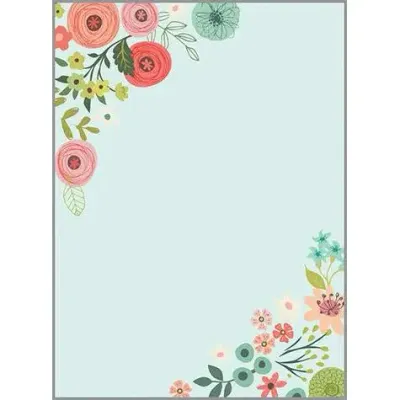 Floral Memo Pads