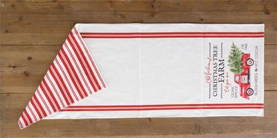 Christmas Tree Farm Reversible Table Runner