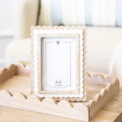 Rectangular Scalloped Photo Frames 4x6