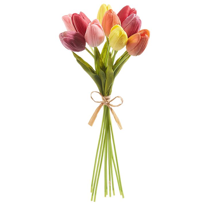 15&quot; Real Touch Mixed Tulip Bundle
