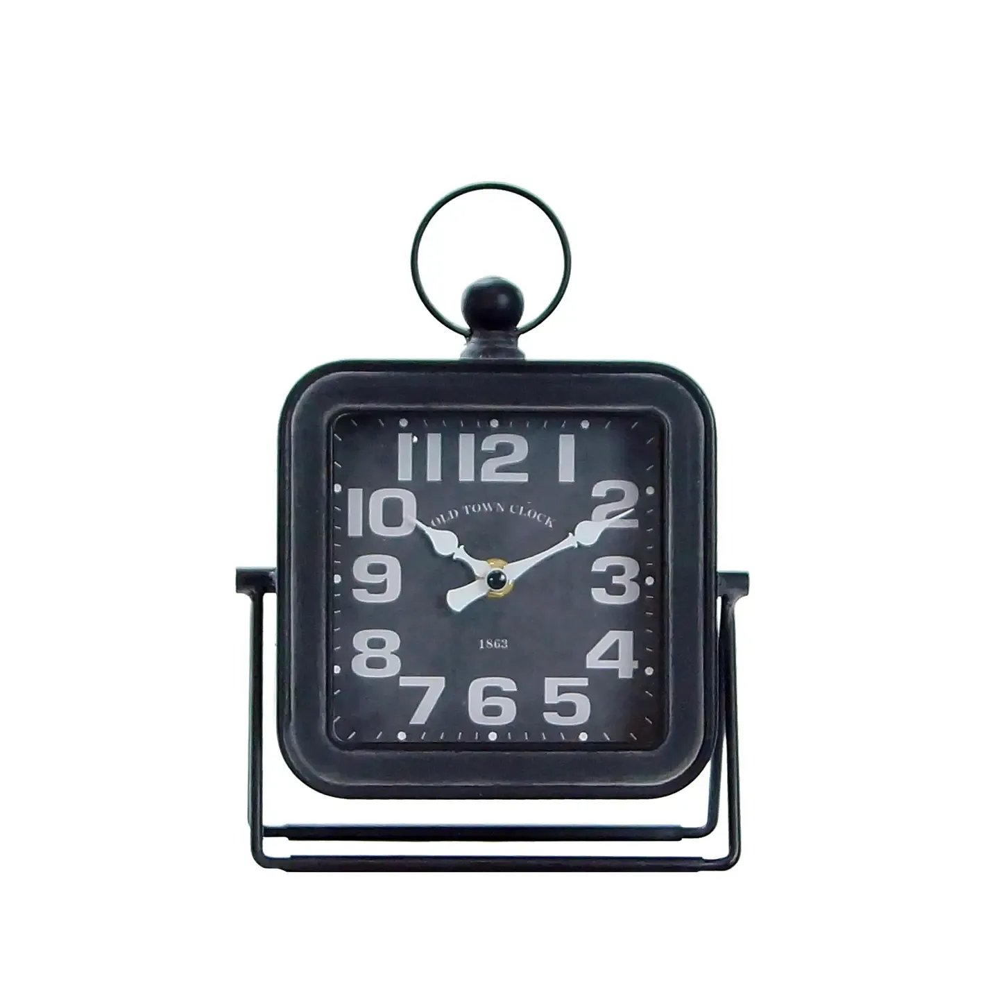 Black Traditional Table Clock