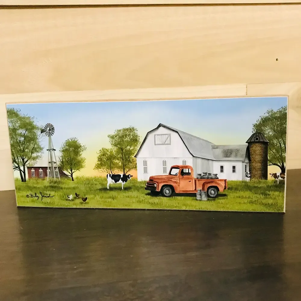 Set of 4 Seasonal Art Blocks