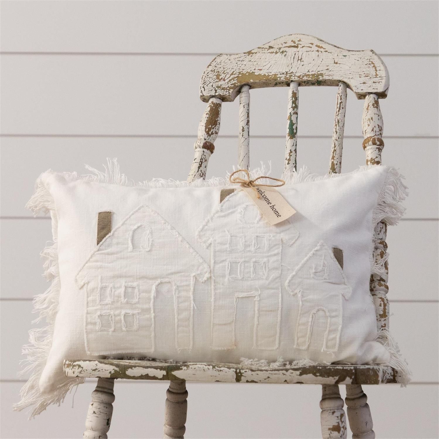 Raggedy Welcome Home Pillow