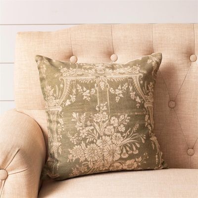 Sage French Country Pillow