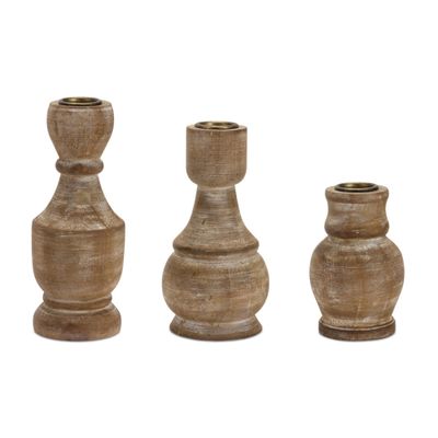 Petite Wood Taper Holders