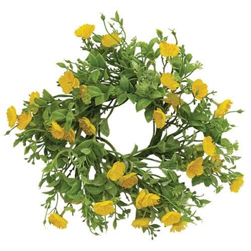 10&quot; Evening Primrose Candle Ring