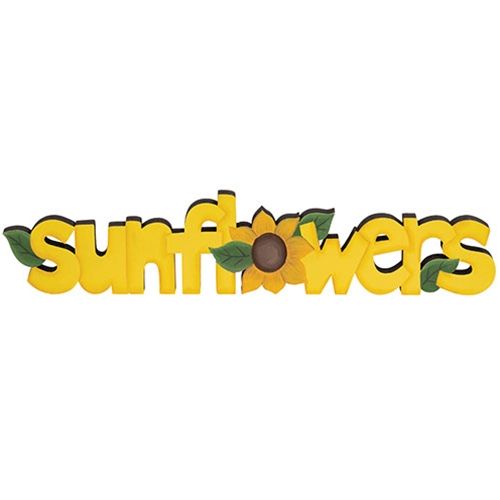 Sunflowers Word Sitter