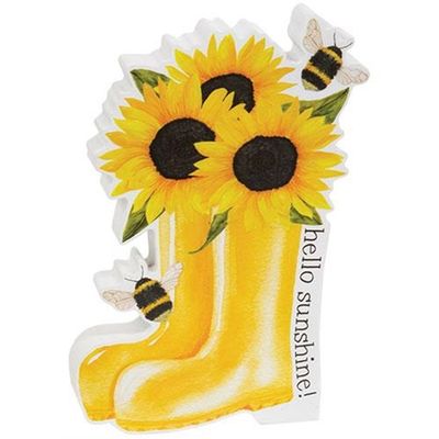 Hello Sunshine Boots Chunky Sitter