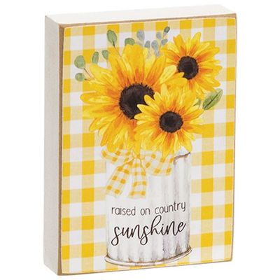 Sunflower Gingham Blocks