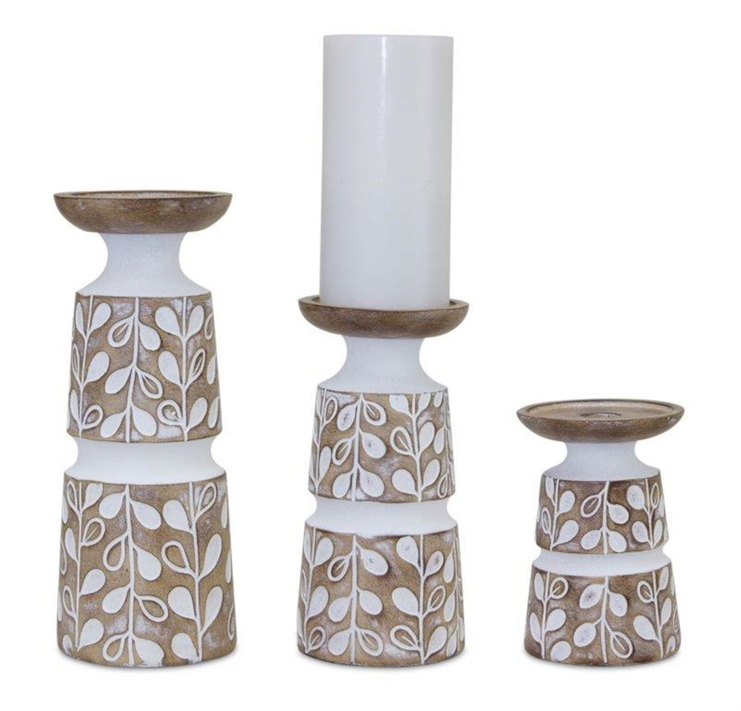 Vine Leaf Candle Holders