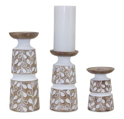 Vine Leaf Candle Holders