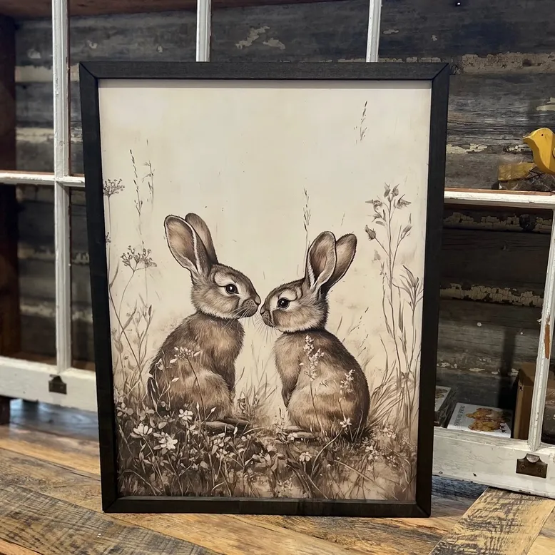 Vintage Rabbits Prints