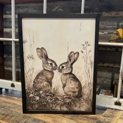 Vintage Rabbits Prints