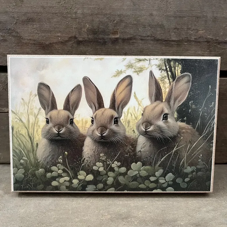 Bunny Trio Block