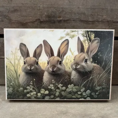 Bunny Trio Block