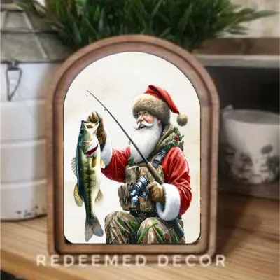 Fishing Santa