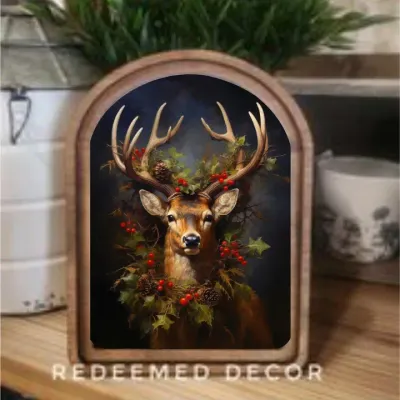 Reindeer Wreath