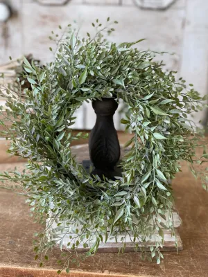 6&quot; Mixed Sage Candle Ring