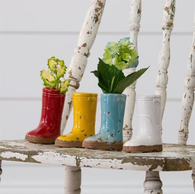 Mini Boot Vases