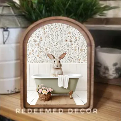 Bunny in Tub